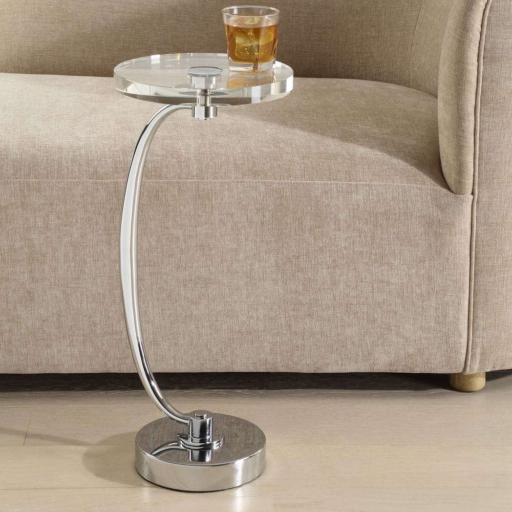 Waveney Drink Table, Nickel