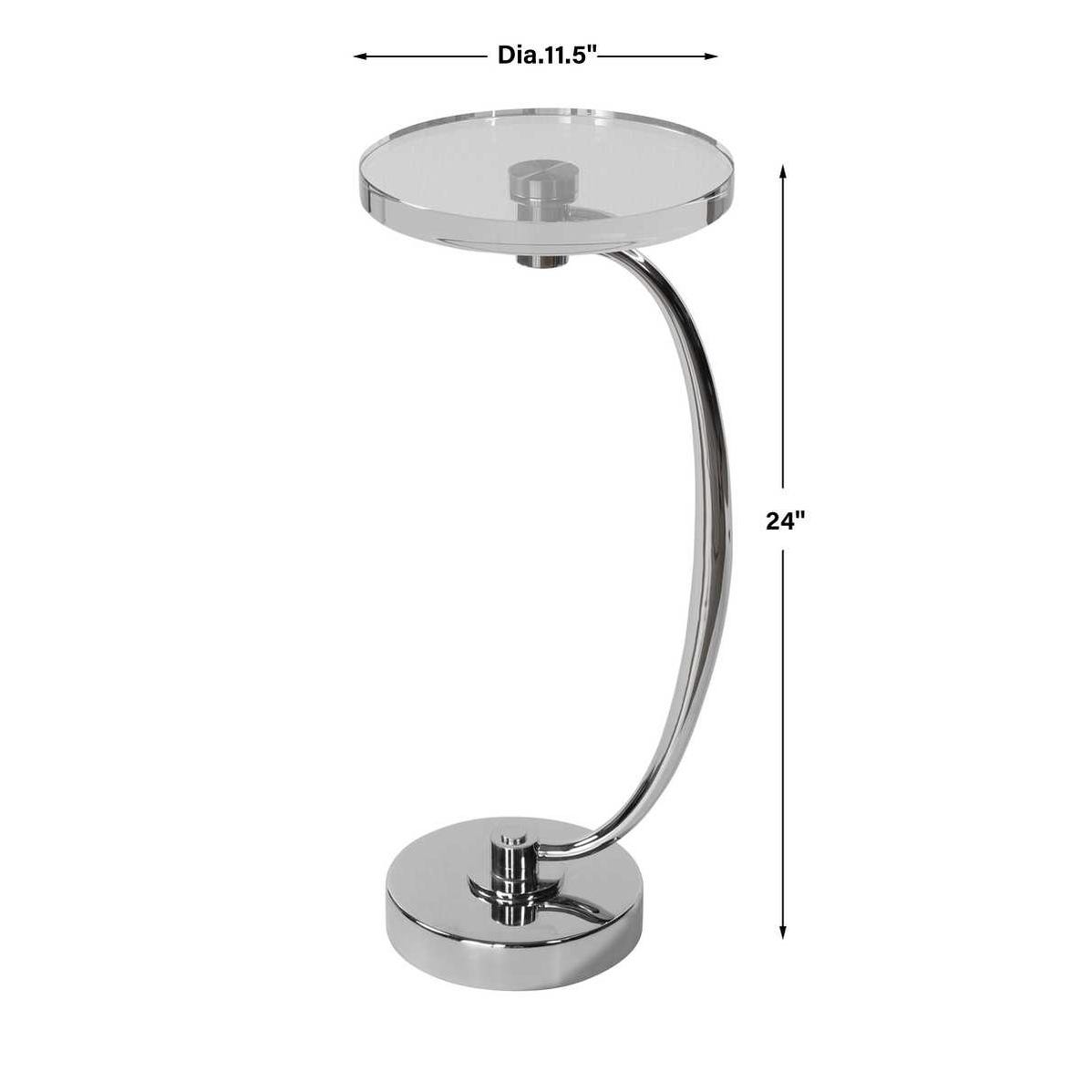 Waveney Drink Table, Nickel