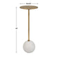 Gimlet Drink Table, White