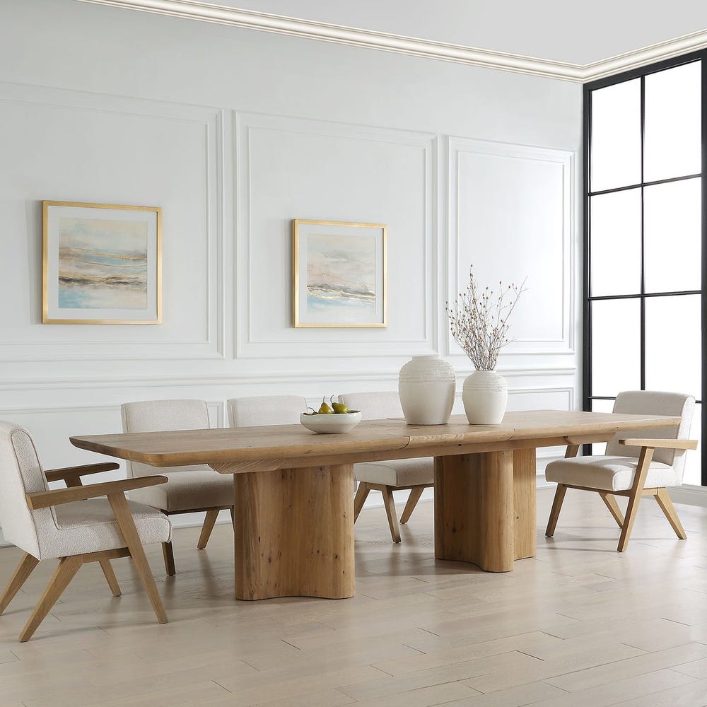 Cecelia Dining Table, 2 Cartons