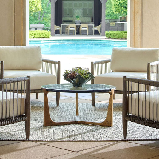 Bohdi Indoor-Outdoor Coffee Table, 2 CARTONS