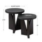 Nadette Nesting Tables, Espresso, S/2