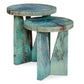 Nadette Nesting Tables, Blue, S/2