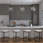 Ivanna Counter Stool, Black - Beige