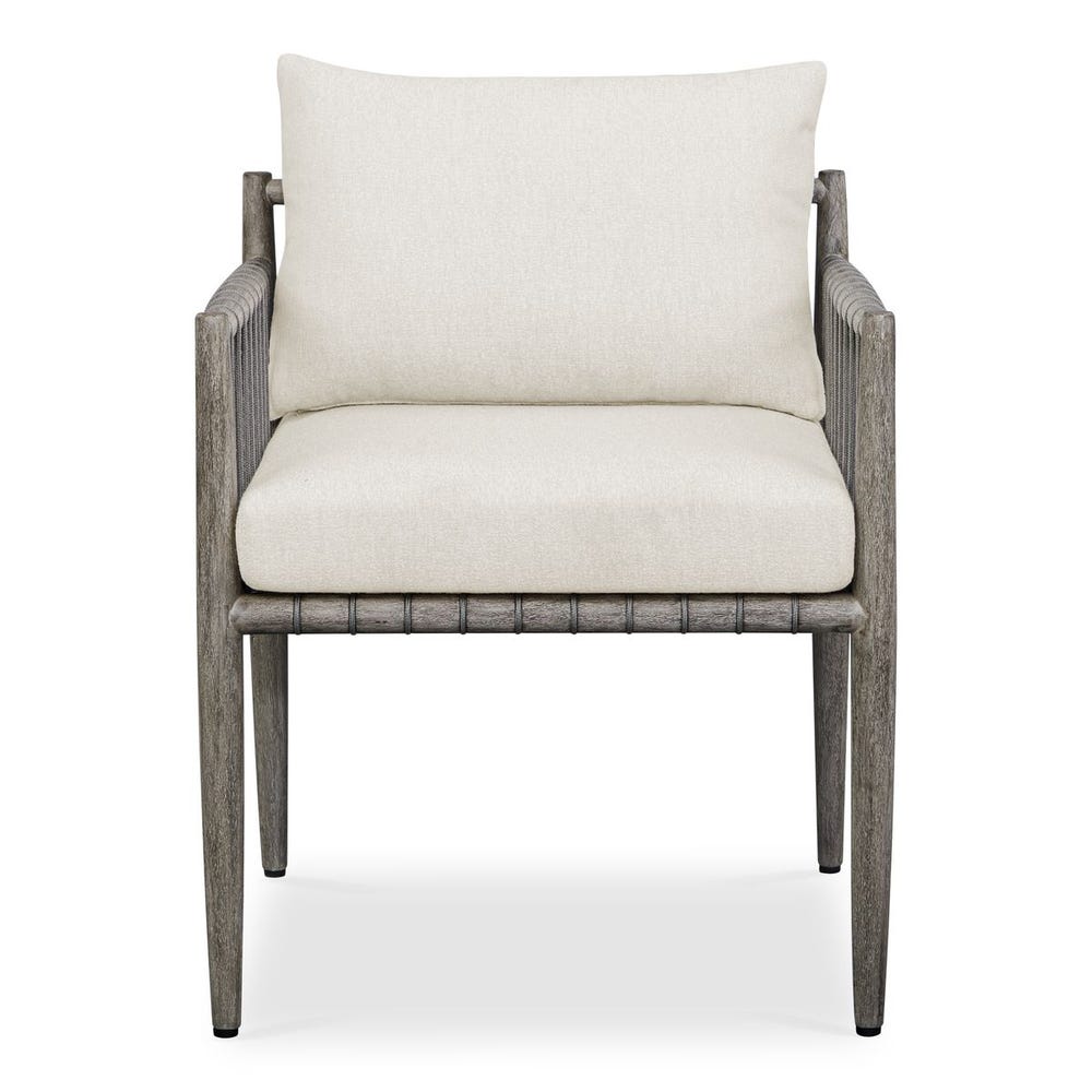 Borneo Outdoor Dining Chair, Oyster