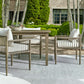Borneo Outdoor Dining Chair, Oyster