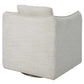 Corben Swivel Chair, White