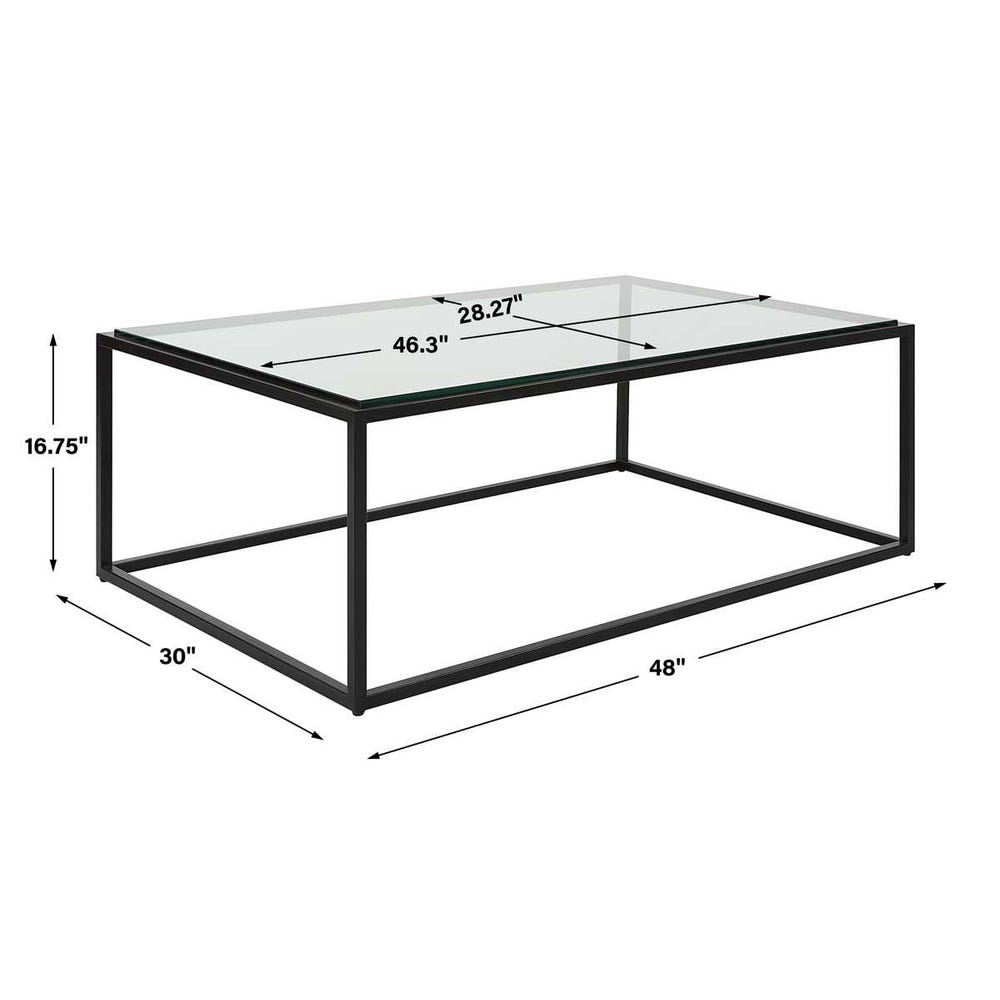 Bravura Coffee Table, Black