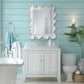 Sea Coral Mirror, White