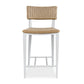 Calbas Outdoor Counter Stool, White