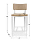 Calbas Outdoor Counter Stool, White