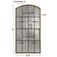 Amiel Large Arch Mirror, Bronze