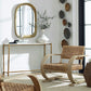 Bradano Arch Mirror, Brass
