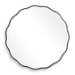 Aneta Round Mirror, Black