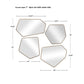 Linneah Mirrors, Gold, S/4