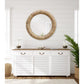 Twisted Seagrass Round Mirror