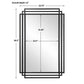 Amherst Mirror, Black