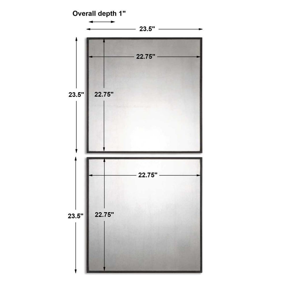 Matty Square Mirrors, S/2