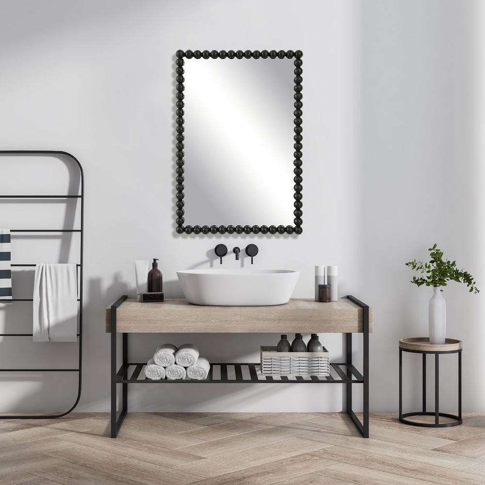 Serna Vanity Mirror, Black