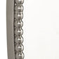 Sherise Oval Mirror, Nickel