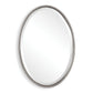 Sherise Oval Mirror, Nickel