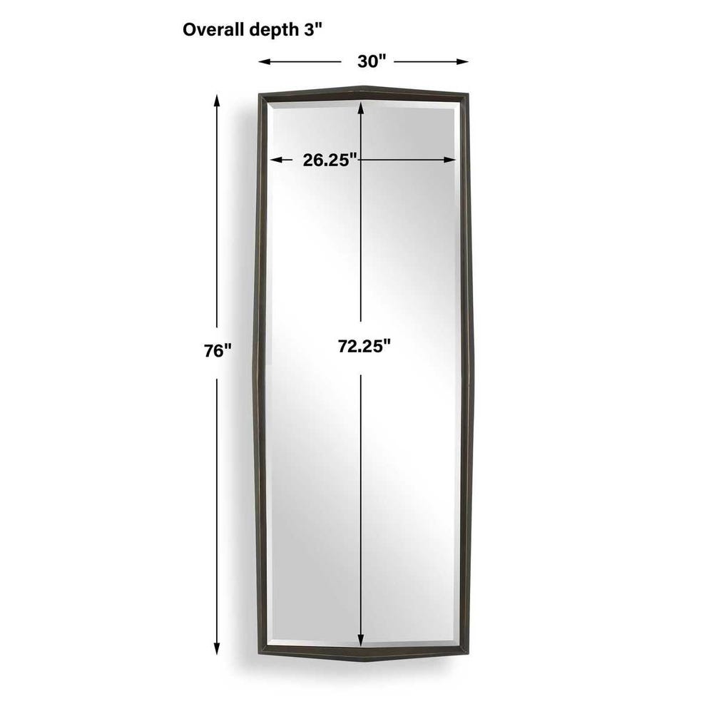 On Point Tall Mirror, Bronze