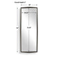 On Point Tall Mirror, Bronze