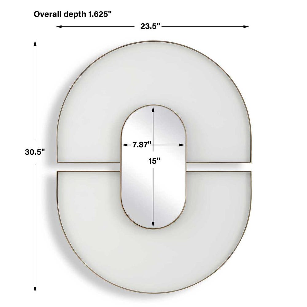 Encase Oval Mirror