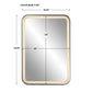 Crofton Lighted Vanity Mirror, Black