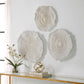 Ocean Gems Indoor-Outdoor Wall Decor, Natural, S/3