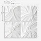 Snowdrift Wall Decor, S/4