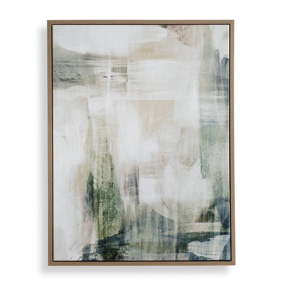 Subliminal Drift Framed Canvas