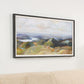 Above The Lakes Framed Print