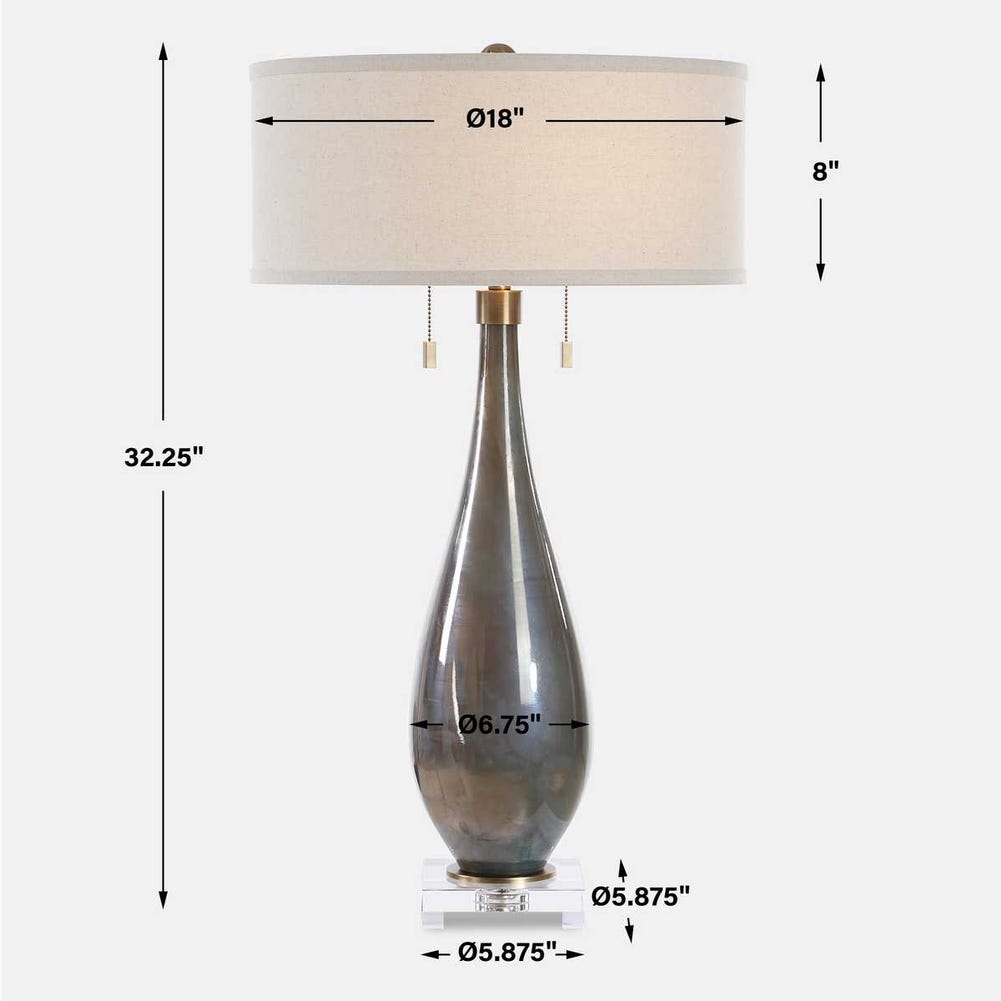 Cardoni Table Lamp, Bronze