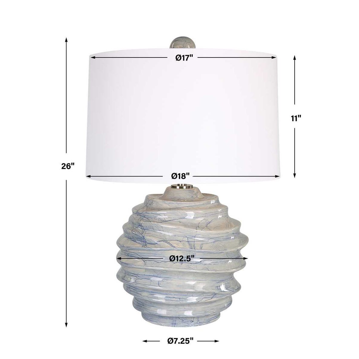 Waves Accent Lamp