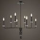 Ebony Elegance, 8 Lt Chandelier