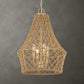 Macrame, 4 Lt Pendant