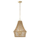 Macrame, 4 Lt Pendant
