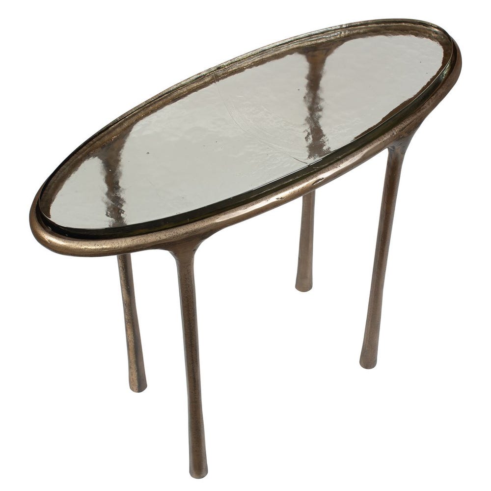 Ata Accent Table, Brass