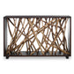Teak Maze Console Table