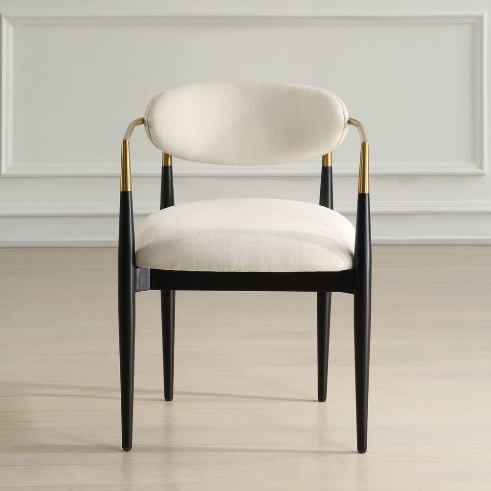 Moxie Dining Arm Chair, Black