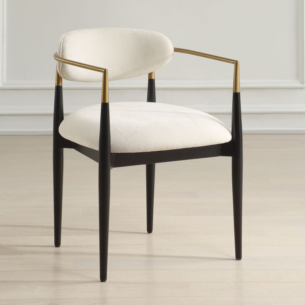 Moxie Dining Arm Chair, Black