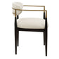 Moxie Dining Arm Chair, Black