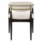 Moxie Dining Arm Chair, Black