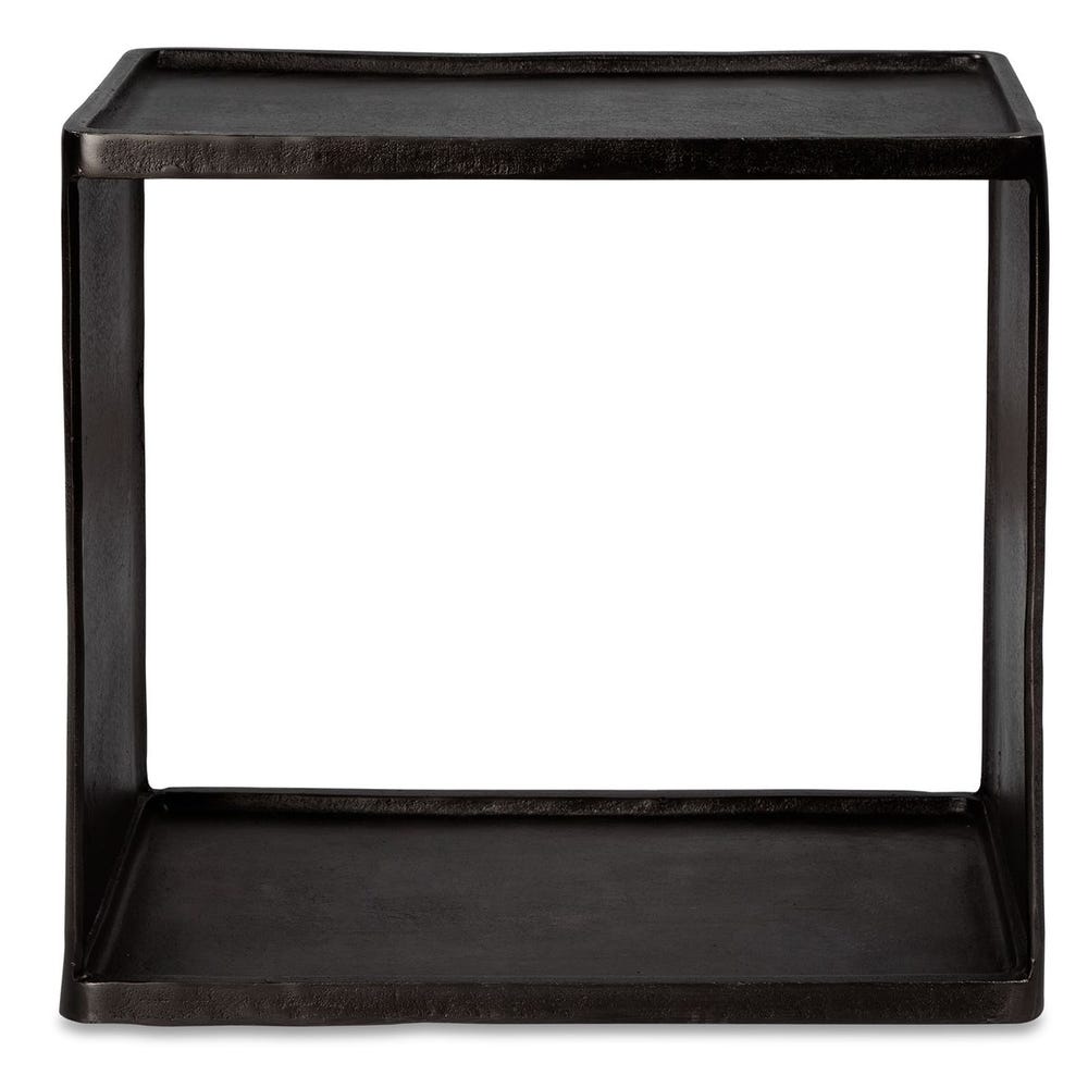 Derwent Side Table, Dark Nickel