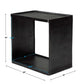 Derwent Side Table, Dark Nickel