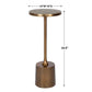 Sanaga Indoor-Outdoor Drink Table, Gold