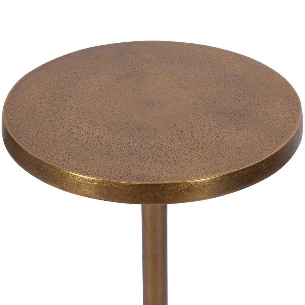 Sanaga Indoor-Outdoor Drink Table, Gold