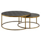 Aragon Nesting Coffee Tables, Gray S/2
