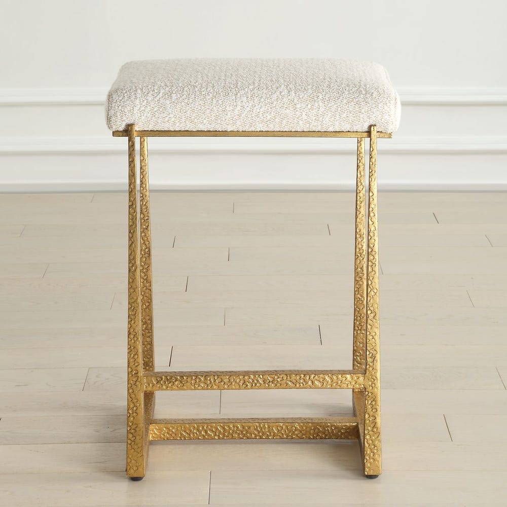 Midas Counter Stool, Gold
